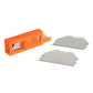 Ronsta Knives KB001-10 Utility Blades (Pack of 10) sold by Kings Workwear at www.kingsworkwear.com.au