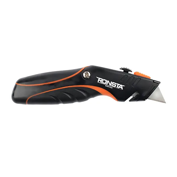 Ronsta Knives KU008 Manual Retractable Quick Change Utility Knife sold by Kings Workwear at www.kingsworkwear.com.au