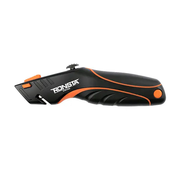 Ronsta Knives KU008 Manual Retractable Quick Change Utility Knife sold by Kings Workwear at www.kingsworkwear.com.au