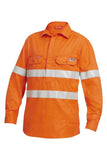 KingGee Shieldtec FR Full Hi-Visibility Closed Front Long Sleeve Shirt With FR Tape - Y04150 - KingGee sold by Kings Workwear www.kingworkwear.com.au