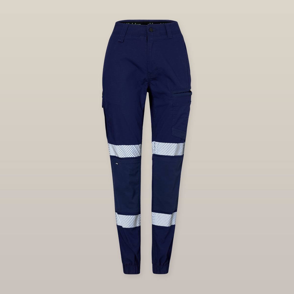 Hard Yakka Women's Raptor Cuff Pant With Tape - Y08411 - Hard Yakka sold by Kings Workwear www.kingworkwear.com.au