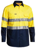 Bisley BS6896 Mens L/S Taped Hi Vis Cool Lightweight Shirt