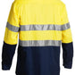 Bisley BS6896 Mens L/S Taped Hi Vis Cool Lightweight Shirt
