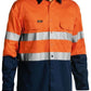 Bisley BS6896 Mens L/S Taped Hi Vis Cool Lightweight Shirt