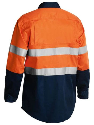 Bisley BS6896 Mens L/S Taped Hi Vis Cool Lightweight Shirt