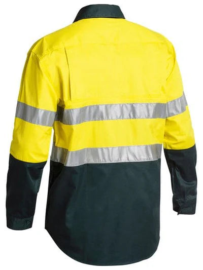 Bisley BS6896 Mens L/S Taped Hi Vis Cool Lightweight Shirt