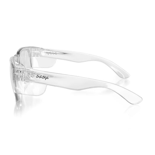 Safestyle - Fusions Clear Frame Clear Lens Safety Glasses - FCC100
