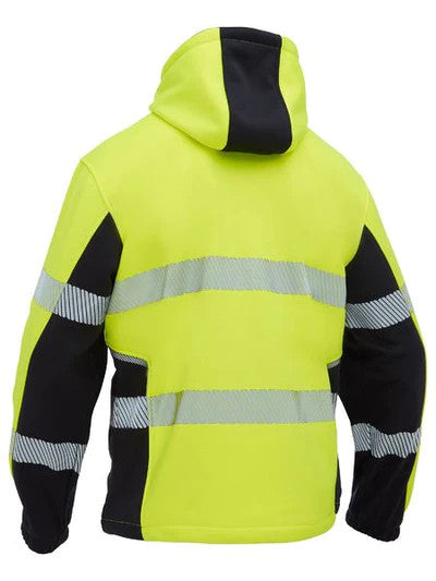 BKL6571T - Women's Flx & Move™ Hi Vis Taped Liquid Repellent Fleece Hoodie - Bisley