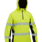 BKL6571T - Women's Flx & Move™ Hi Vis Taped Liquid Repellent Fleece Hoodie - Bisley