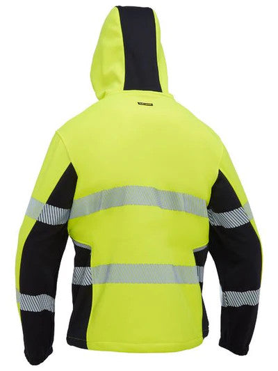 BKL6571T - Women's Flx & Move™ Hi Vis Taped Liquid Repellent Fleece Hoodie - Bisley