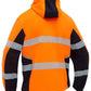 BKL6571T - Women's Flx & Move™ Hi Vis Taped Liquid Repellent Fleece Hoodie - Bisley