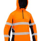 BK6571T - Flex & Move™ Hi Vis Taped Liquid Repellent Fleece Hoodie - Bisley