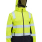 BJ6078T - Taped Two Tone Hi Vis 3 in 1 Soft Shell Jacket - Bisley