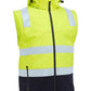 BJ6078T - Taped Two Tone Hi Vis 3 in 1 Soft Shell Jacket - Bisley